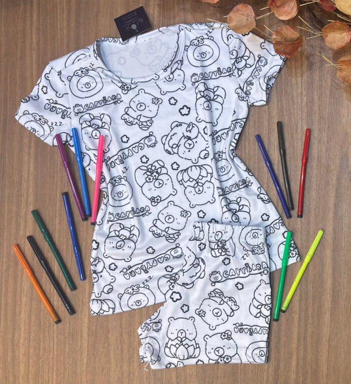 Pijama Infantil de Colorir (Sortido) - Imagem 9
