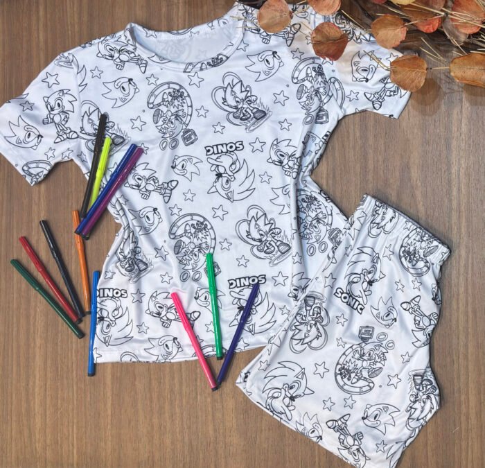 Pijama Infantil de Colorir (Sortido) - Imagem 6
