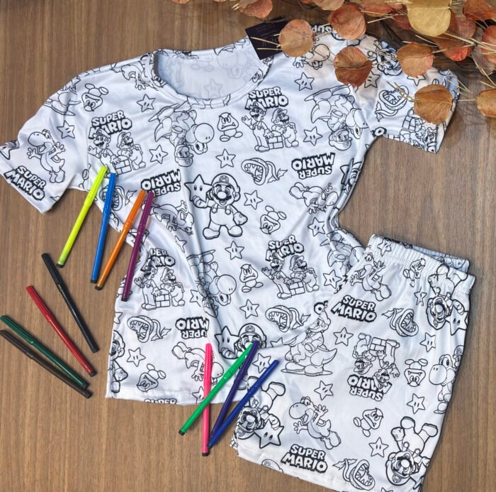 Pijama Infantil de Colorir (Sortido) - Imagem 5