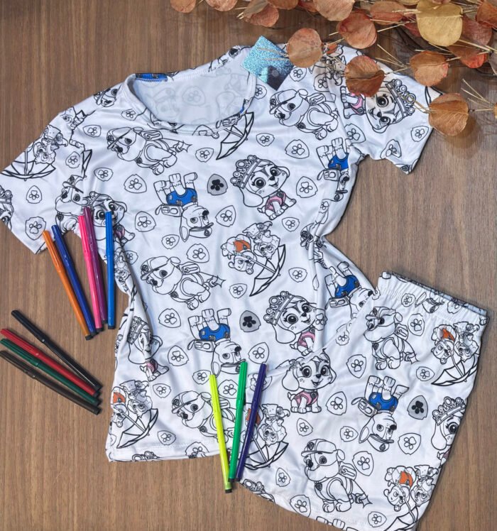 Pijama Infantil de Colorir (Sortido) - Imagem 4