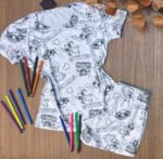 Pijama Infantil de Colorir (Sortido) - Imagem 2