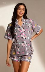 Pijama Americano - Suede Estampado - Imagem 4